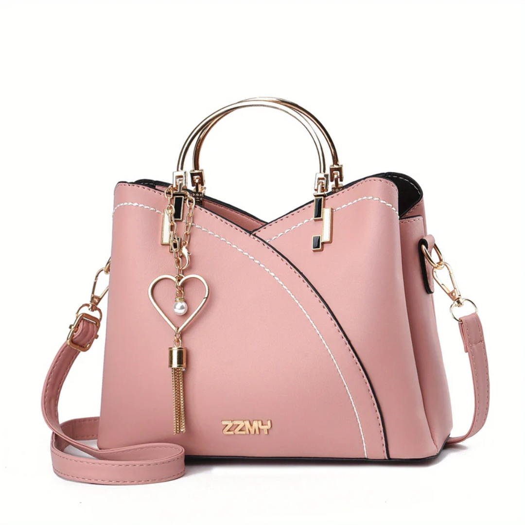 Chic Ladies Handbag - LuxeGrace-pink-The Livary