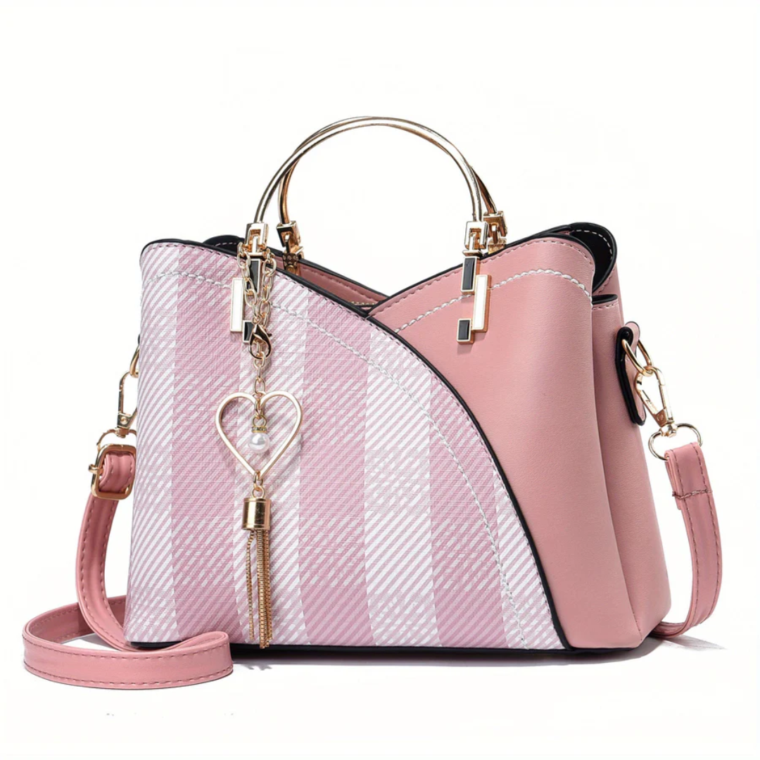 Chic Ladies Handbag - LuxeGrace-roze-2-The Livary