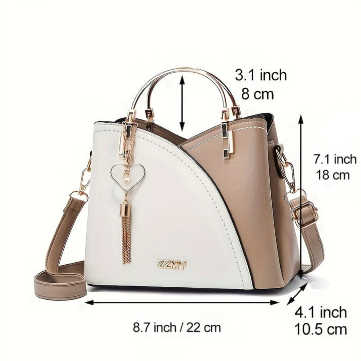 Chic Ladies Handbag - LuxeGrace-light blue-The Livary