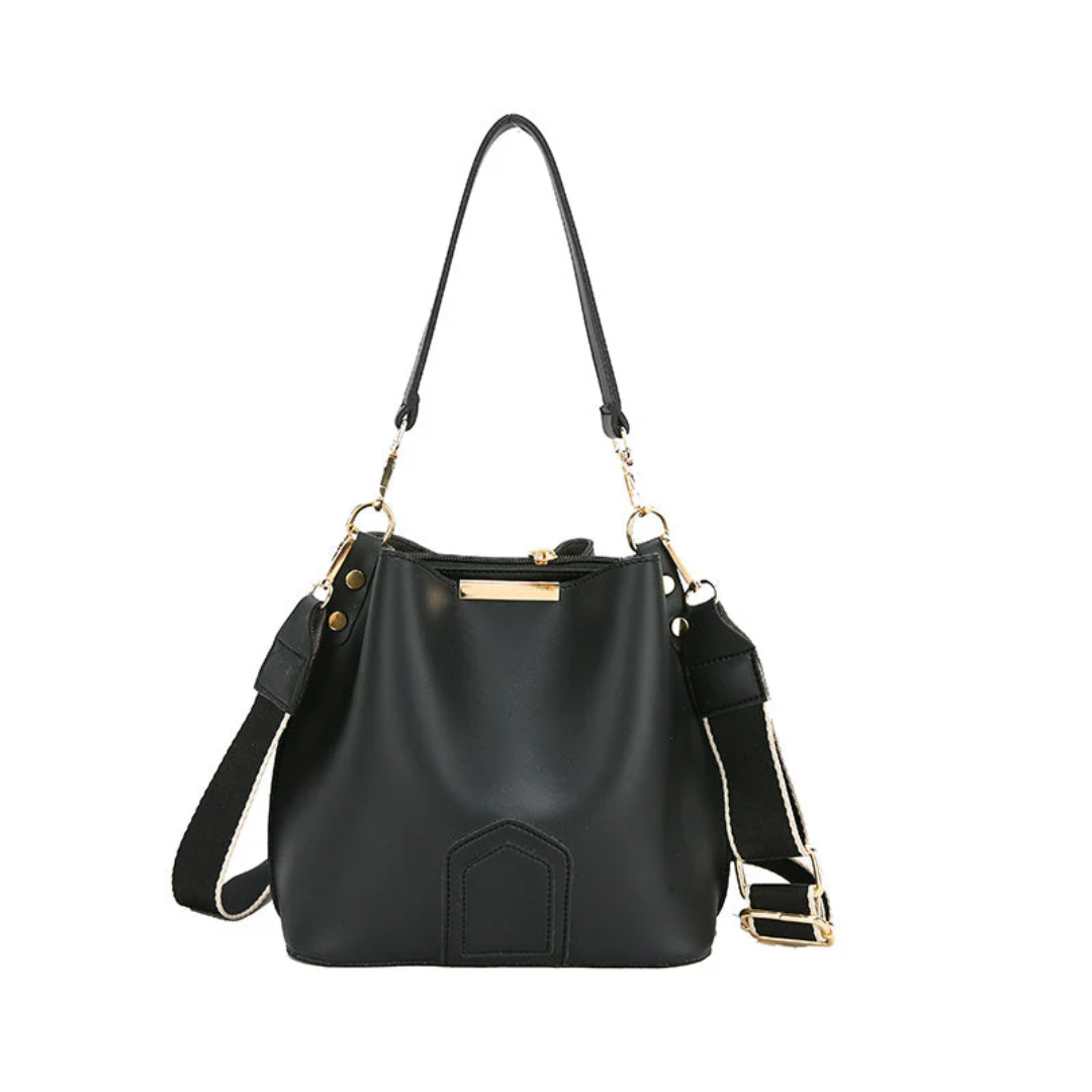 Stylish Premium Leather Shoulder Bag - BellaViva-khaki-The Livary