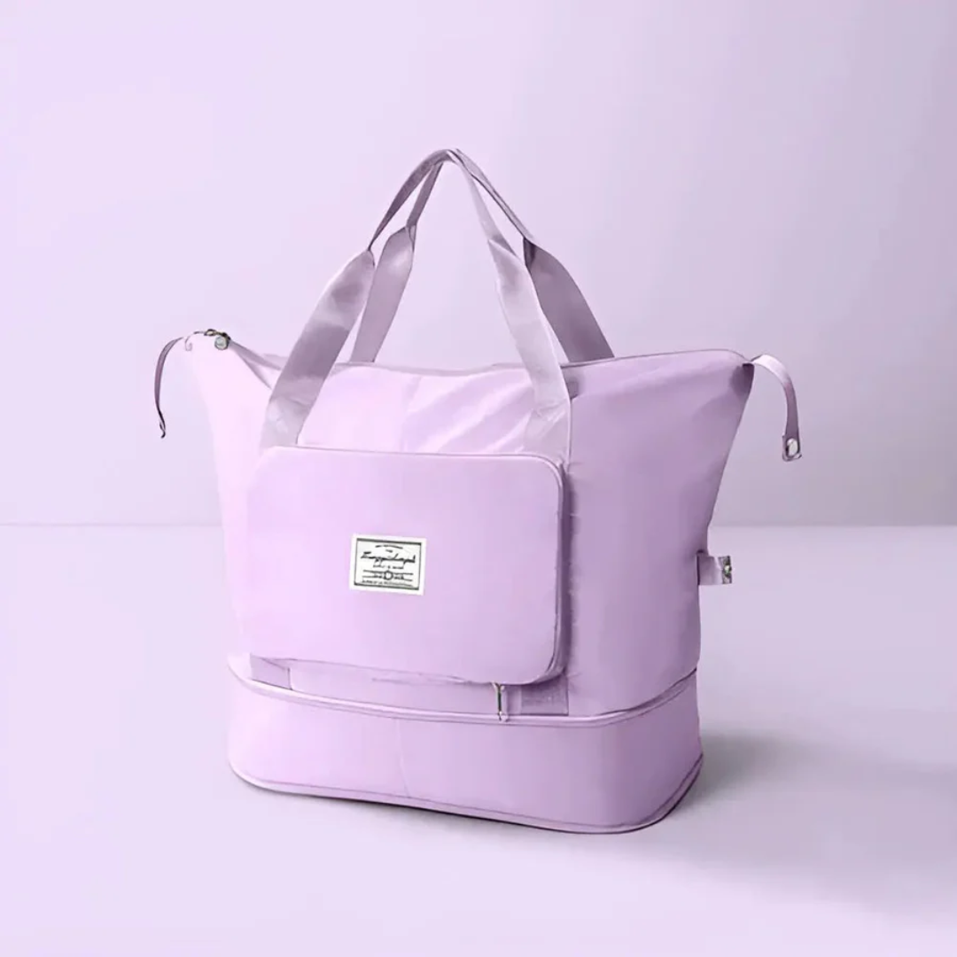 Waterproof and Foldable Travel Bag - FlexPack-purple-The Livary