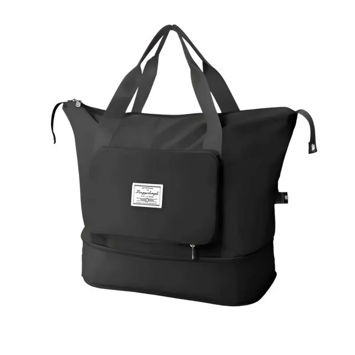 Waterproof and Foldable Travel Bag - FlexPack-black-1-The Livary