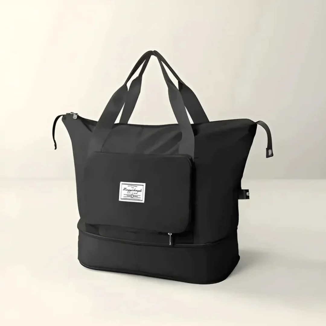Waterproof and Foldable Travel Bag - FlexPack-black-1-The Livary