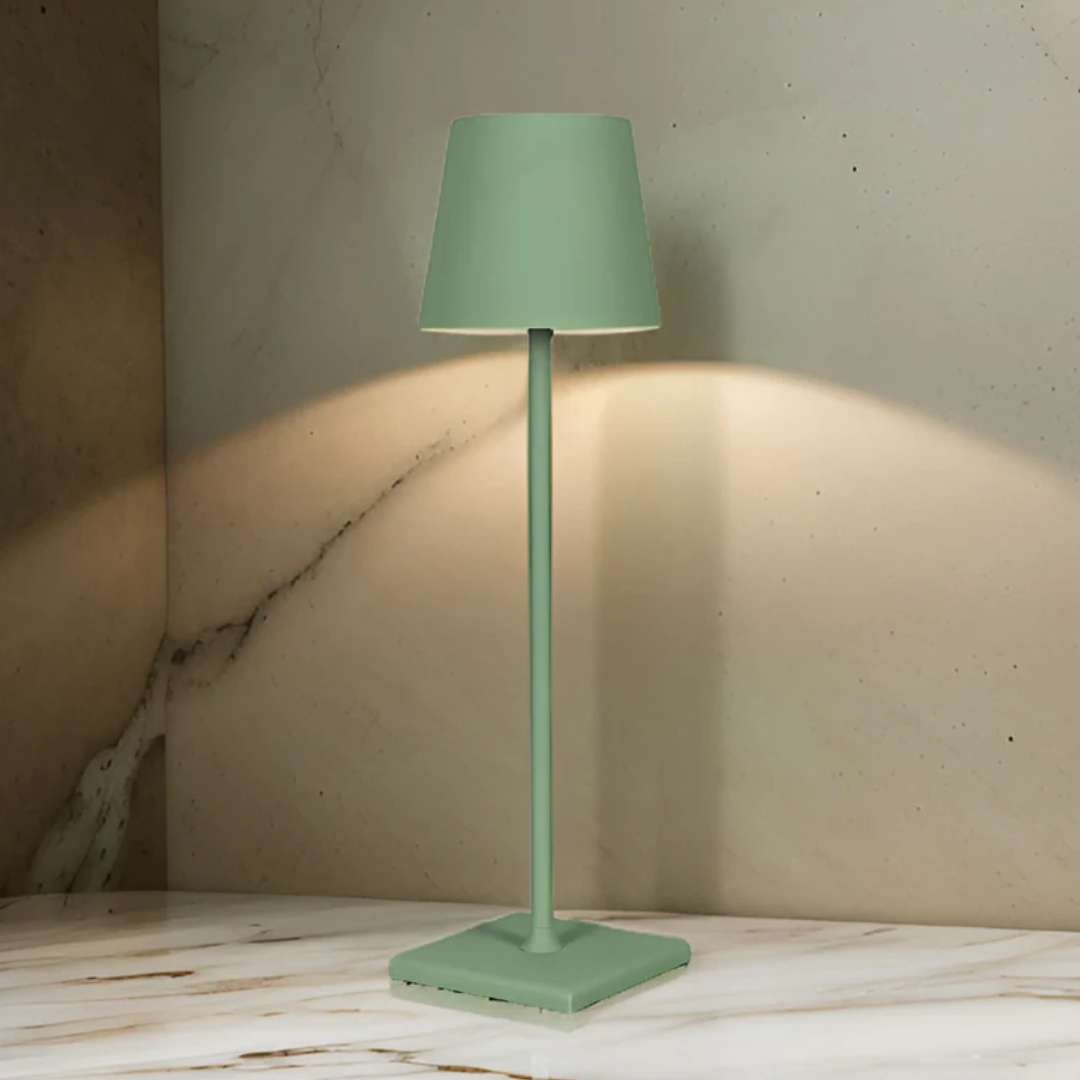 Multifunctional Wireless Rechargeable Table Lamp - NordicAura-green-The Livary