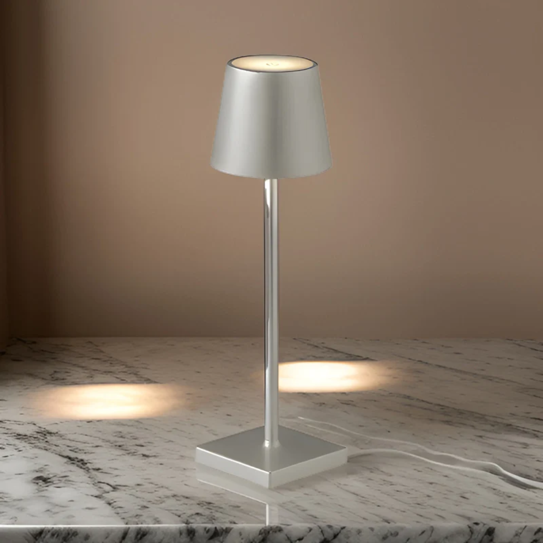 Multifunctional Wireless Rechargeable Table Lamp - NordicAura-grey-The Livary