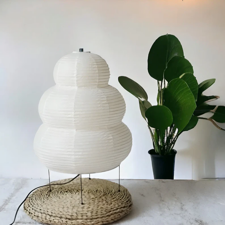 Japanese Wabi-Sabi Floor Lamp - SereneAura