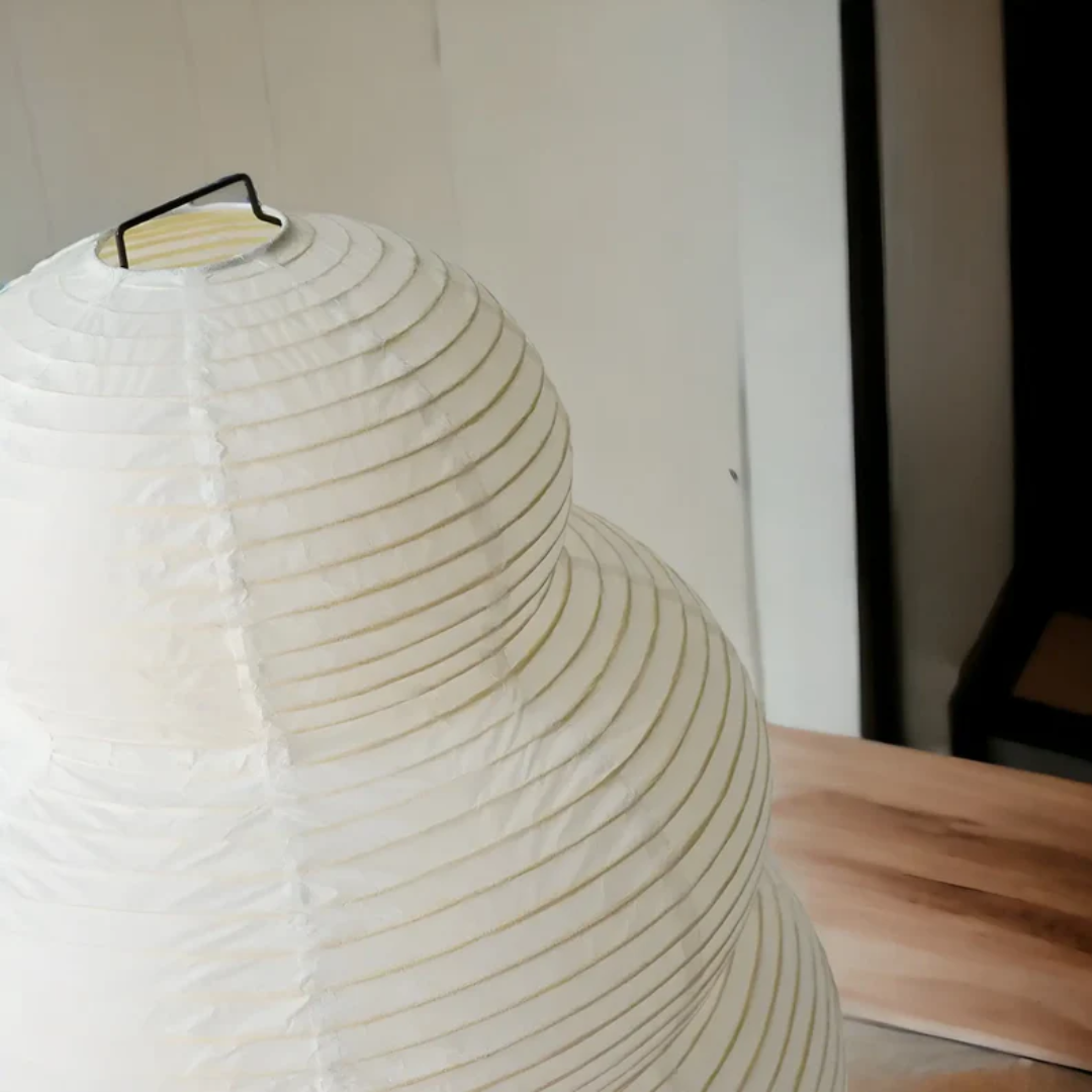 Japanese Wabi-Sabi Floor Lamp - SereneAura