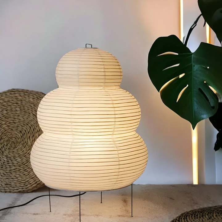 Japanese Wabi-Sabi Floor Lamp - SereneAura