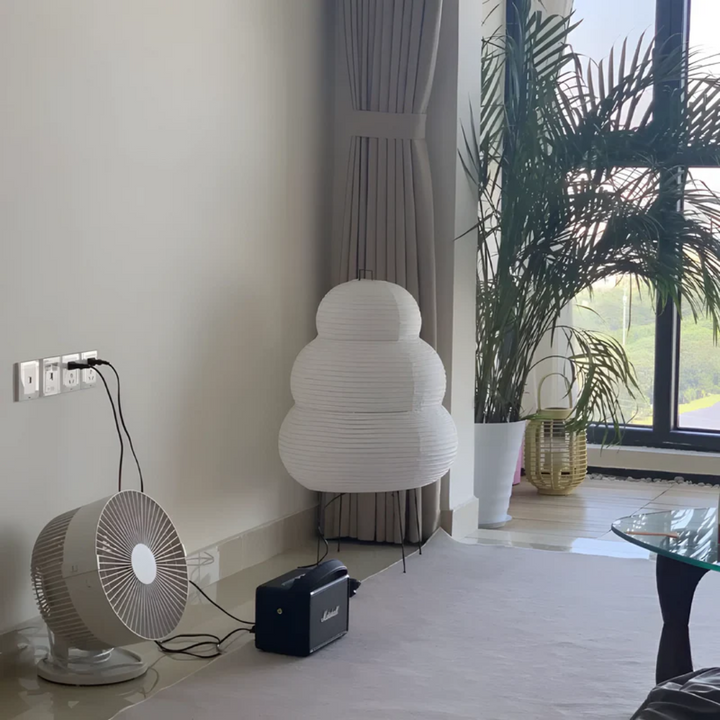 Japanese Wabi-Sabi Floor Lamp - SereneAura