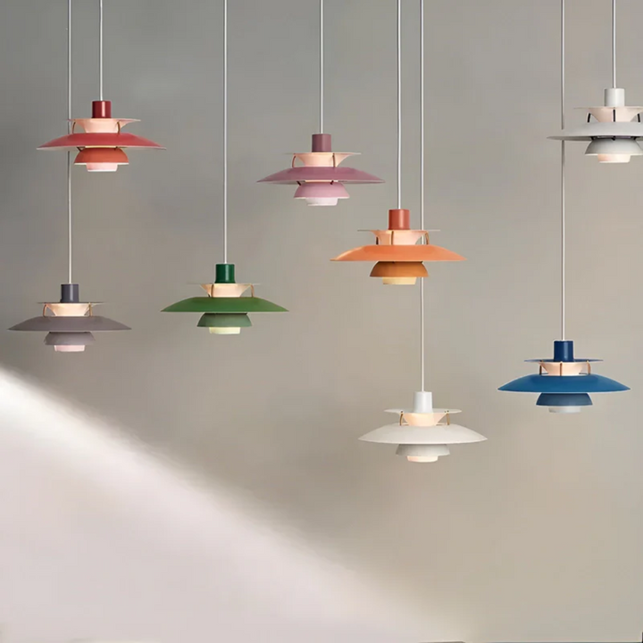 Colorful Modern Iron LED Pendant Light - ColorLuxe
