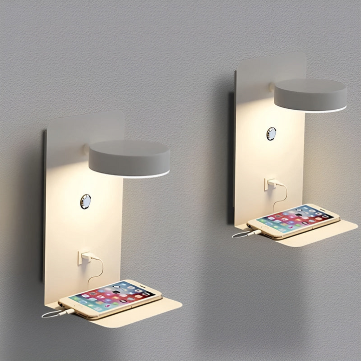LED Wall Lamp - PowerGlow-black-EU-The Livary