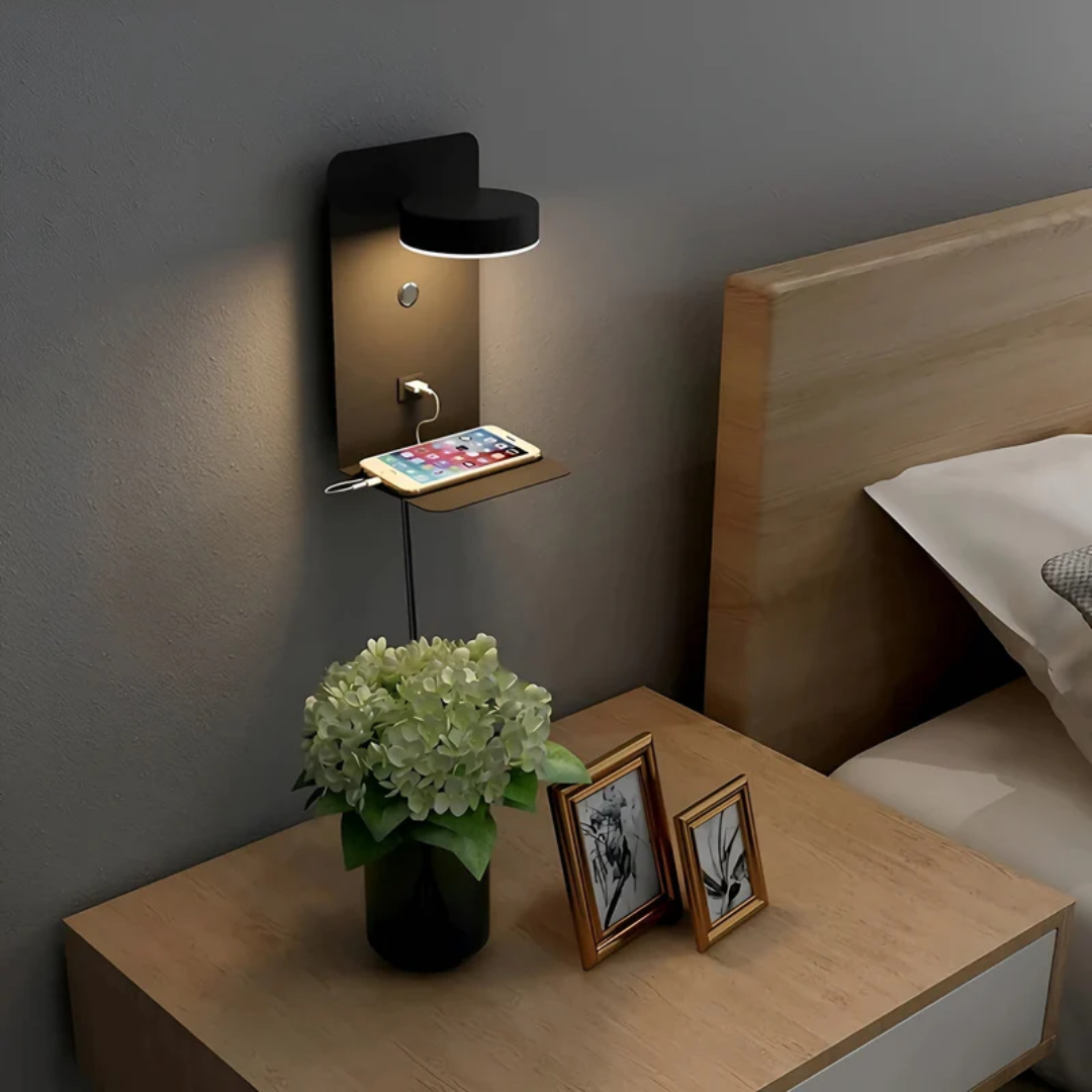 LED Wall Lamp - PowerGlow-black-EU-The Livary