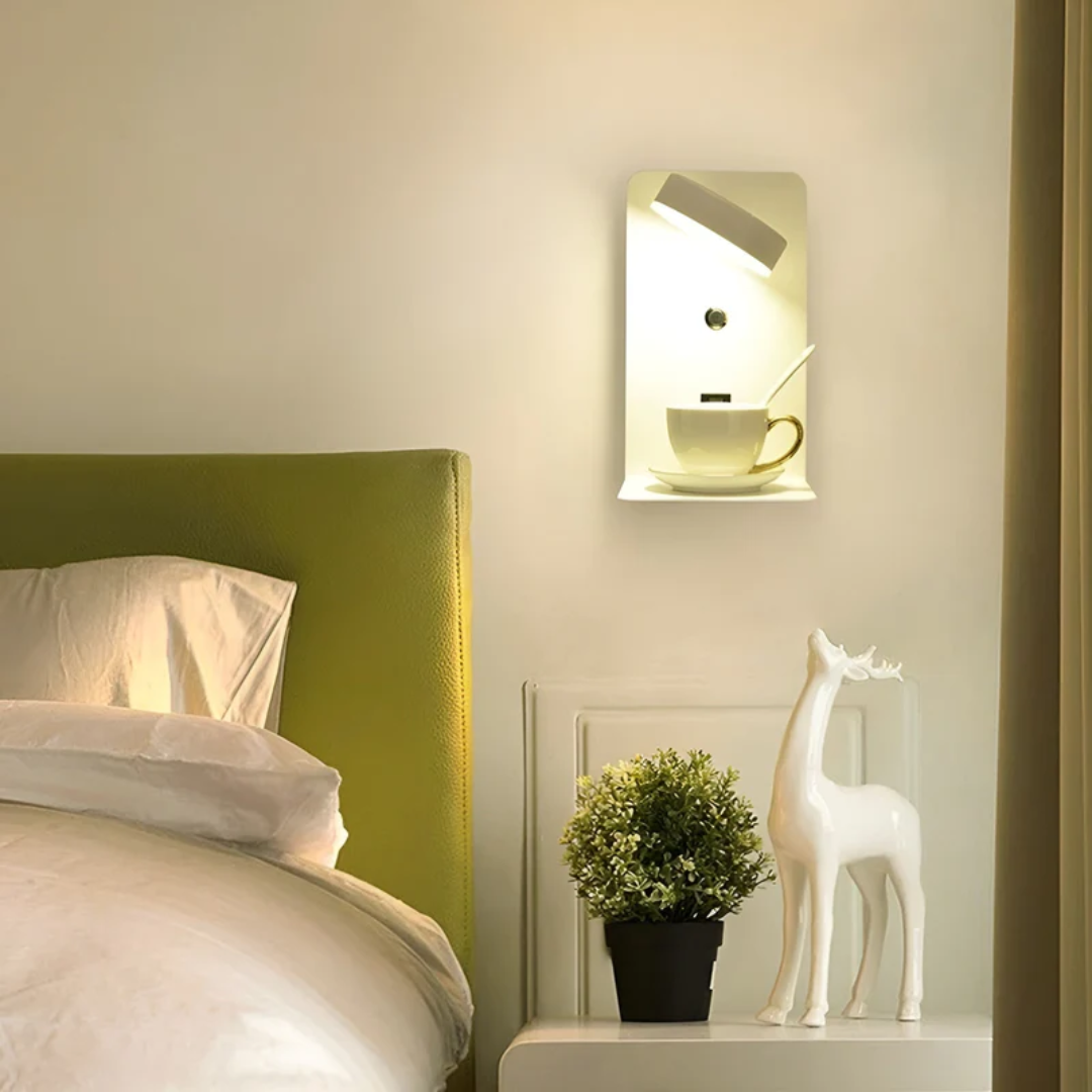 LED Wall Lamp - PowerGlow-black-EU-The Livary