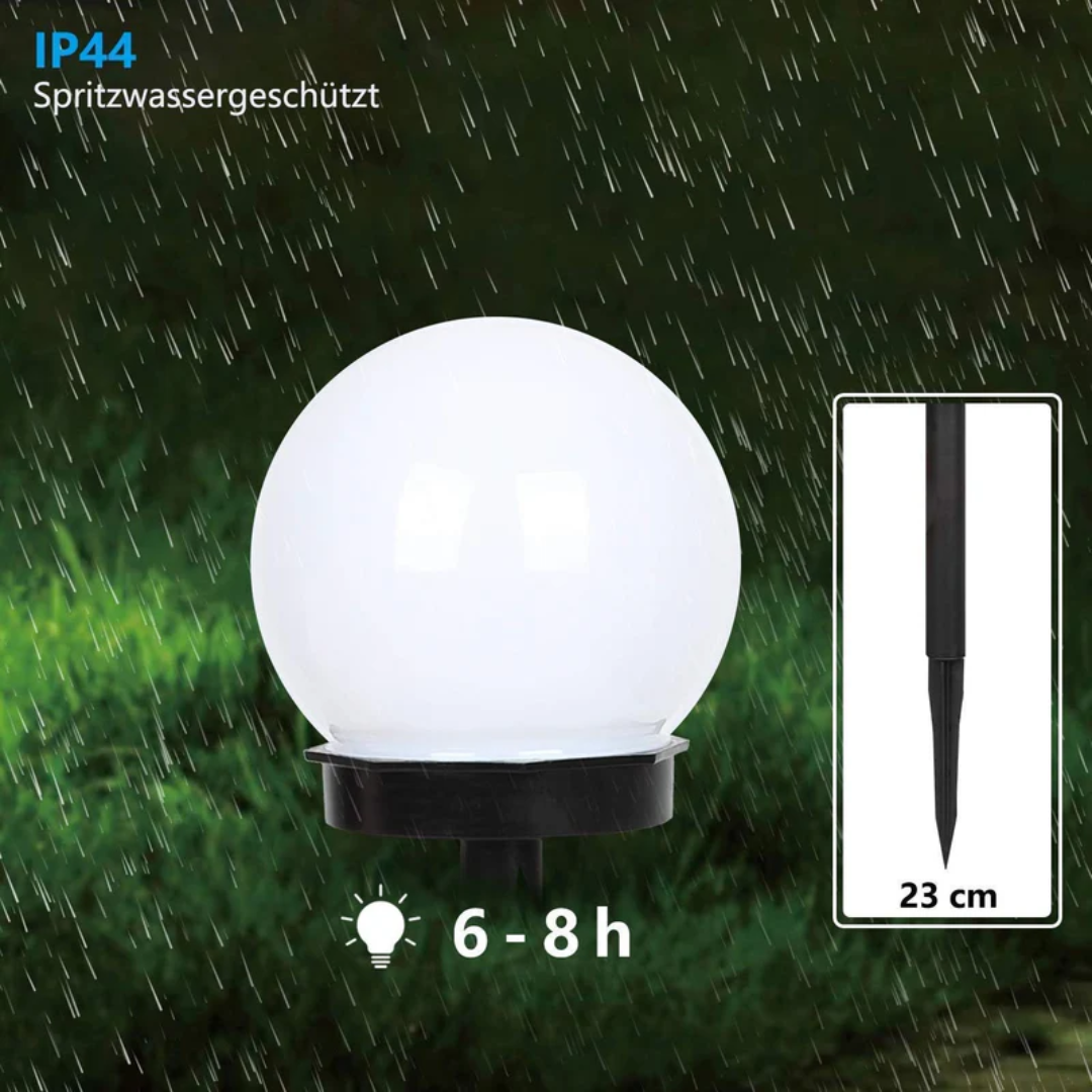 3 Pieces Waterproof LED Solar Garden Lights - SunLuxe Orbs-The Livary