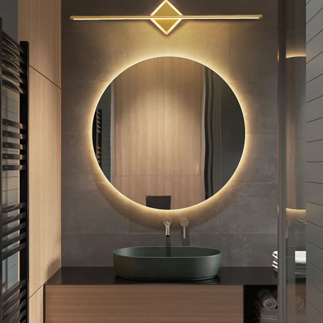 Modern LED Wall Lamp - OpalEdge-Square-gold-15.75 inches-The Livary