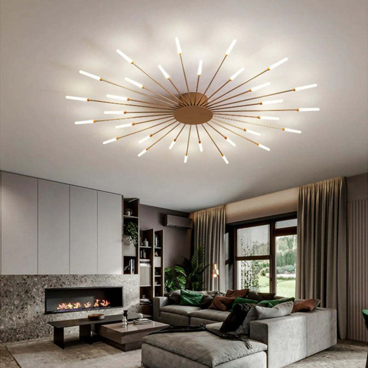 Modern Large LED Ceiling Light - LumenMax