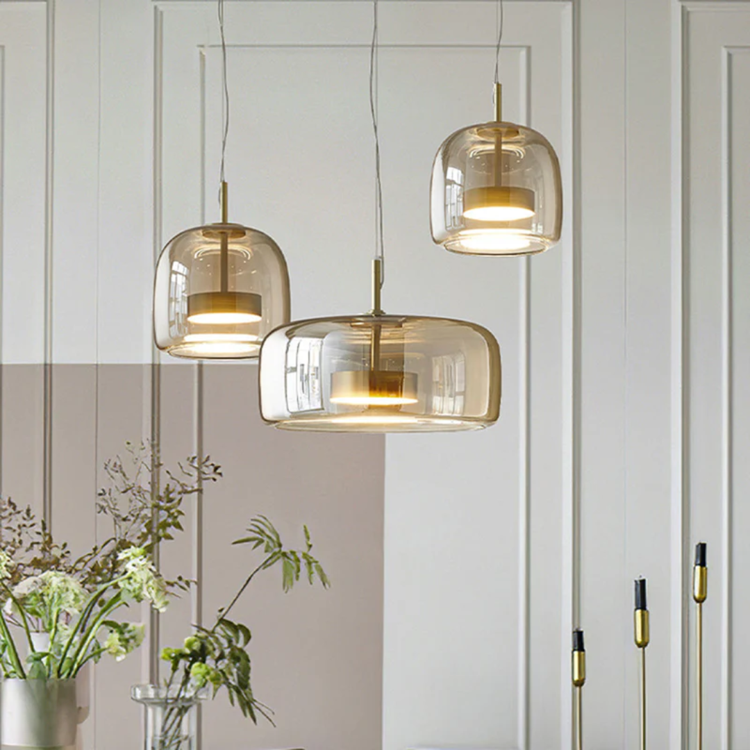 Retro LED Pendant Lamp - VintageGlow-Amber-9.84 inches-Warm white-The Livary