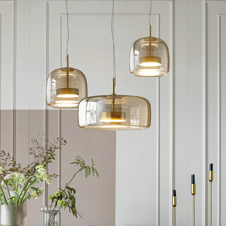 Retro LED Pendant Lamp - VintageGlow-Amber-9.84 inches-Warm white-The Livary