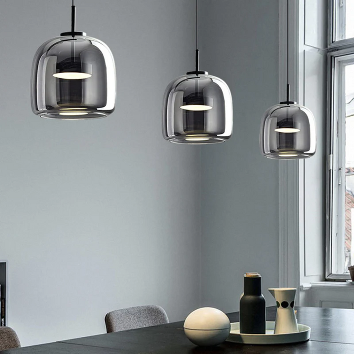Retro LED Pendant Lamp - VintageGlow-Amber-9.84 inches-Warm white-The Livary