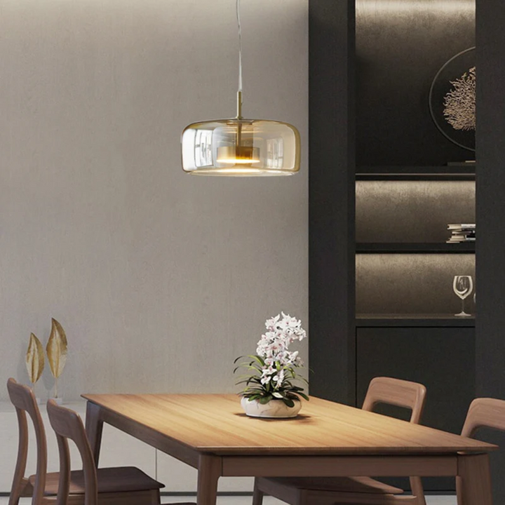 Retro LED Pendant Lamp - VintageGlow-Amber-13.78 inches-Warm white-The Livary