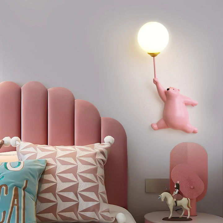 Design Beer LED Wall Lamp - TeddyGlow-white-A-The Livary