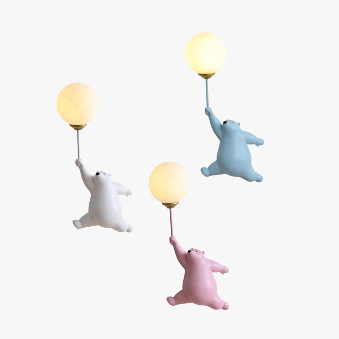 Design Beer LED Wall Lamp - TeddyGlow-white-A-The Livary