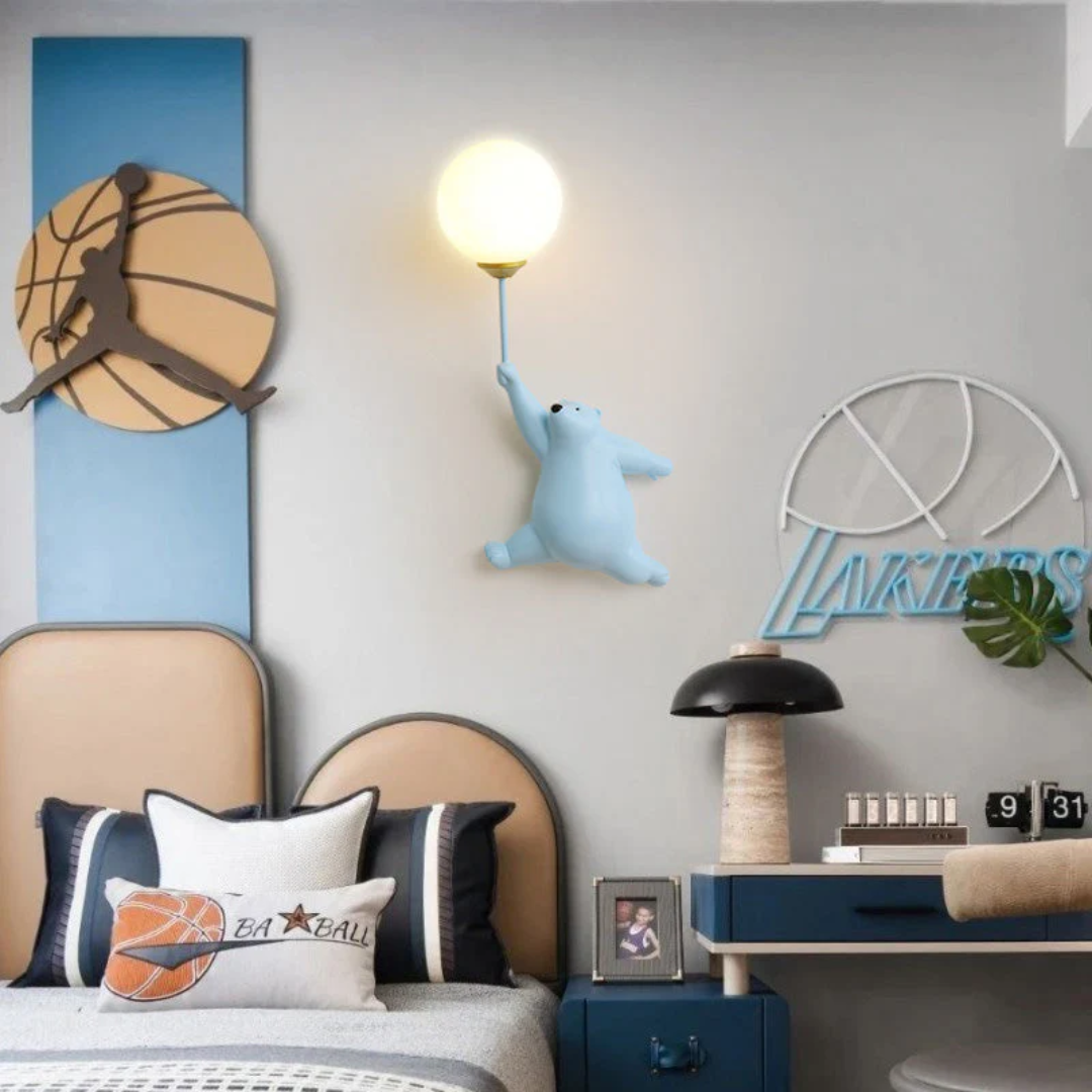 Design Beer LED Wall Lamp - TeddyGlow-white-A-The Livary