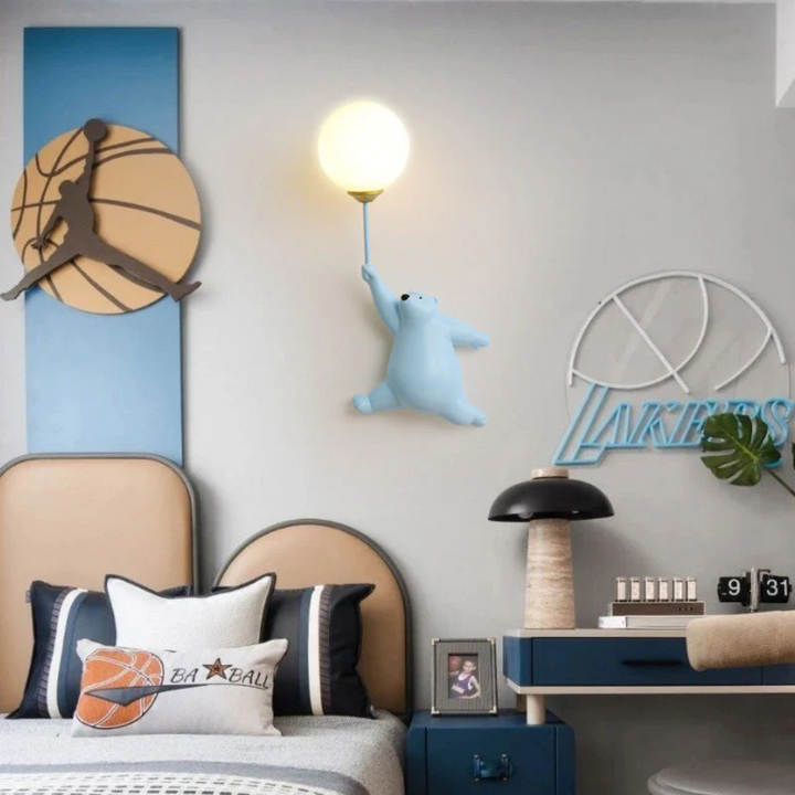 Design Beer LED Wall Lamp - TeddyGlow-white-A-The Livary