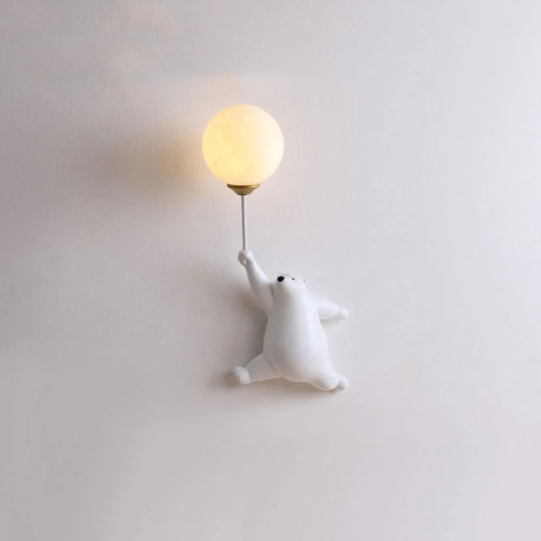 Design Beer LED Wall Lamp - TeddyGlow-white-A-The Livary