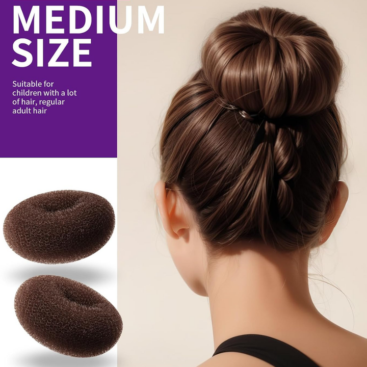 Donut Knot Maker Set – 7 Rings & Accessories-Chocolate-The Livary