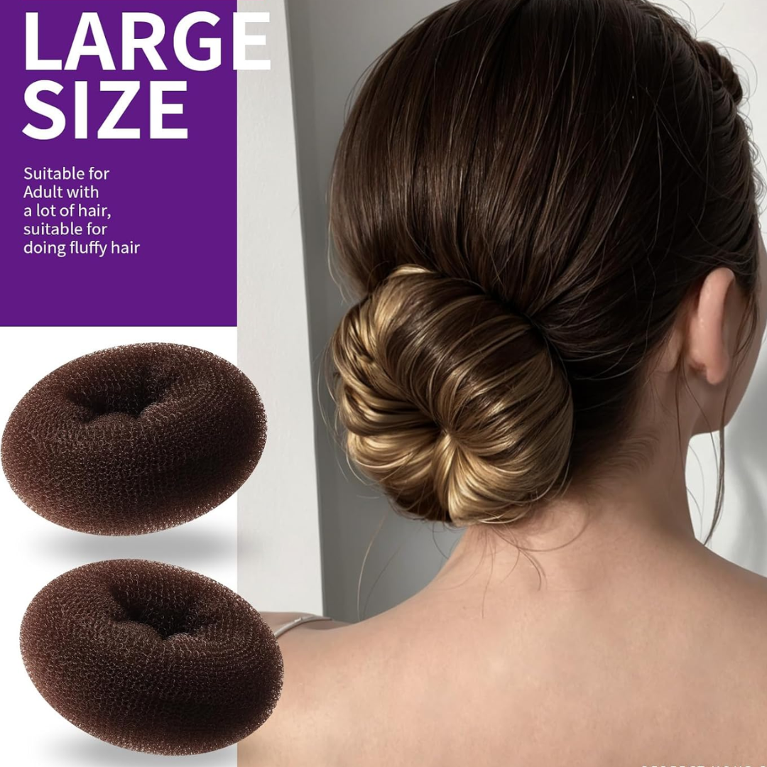 Donut Knot Maker Set – 7 Rings & Accessories-Chocolate-The Livary