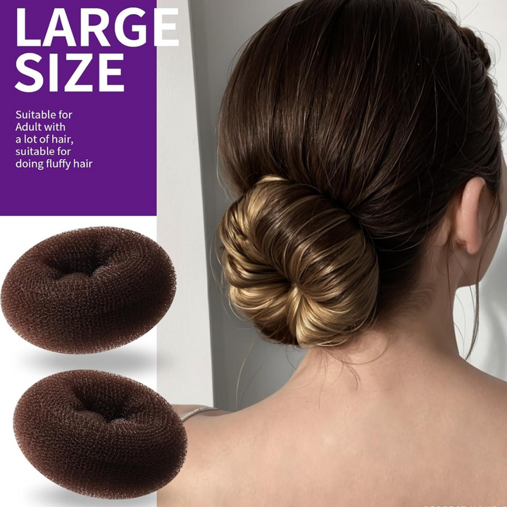 Donut Knot Maker Set – 7 Rings & Accessories-Chocolate-The Livary