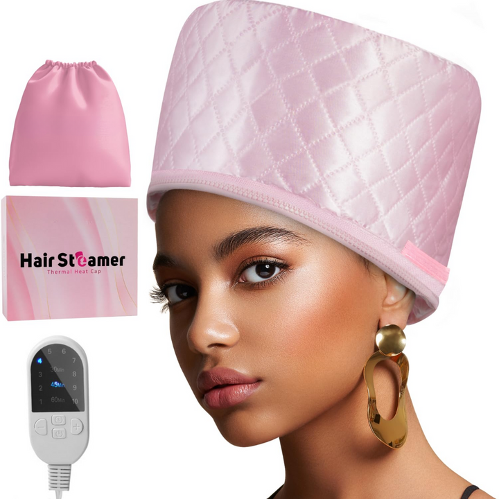Hair Steamer for Deep Conditioning-Pink-The Livary