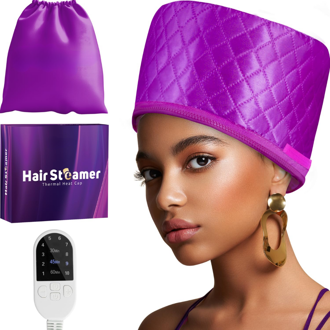 Hair Steamer for Deep Conditioning-Purple-The Livary