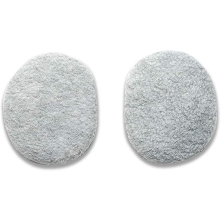 Bandless Fleece Ear Warmers for Men & Women - FleeceBuds-White-The Livary