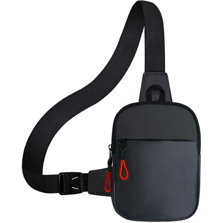 Chest Mini Sling Bag - CrossLite-Grey-S-The Livary