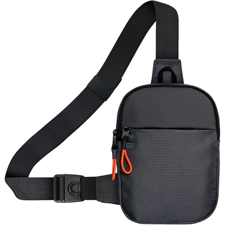Chest Mini Sling Bag - CrossLite-Grey-L-The Livary