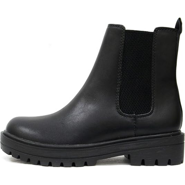 Chic Low Heel Chelsea Ankle Boots - Kailey-Black-3.5-The Livary