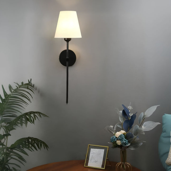 Wireless Luxury Wall Lamp - LumaElegance-2-Black-Round-The Livary