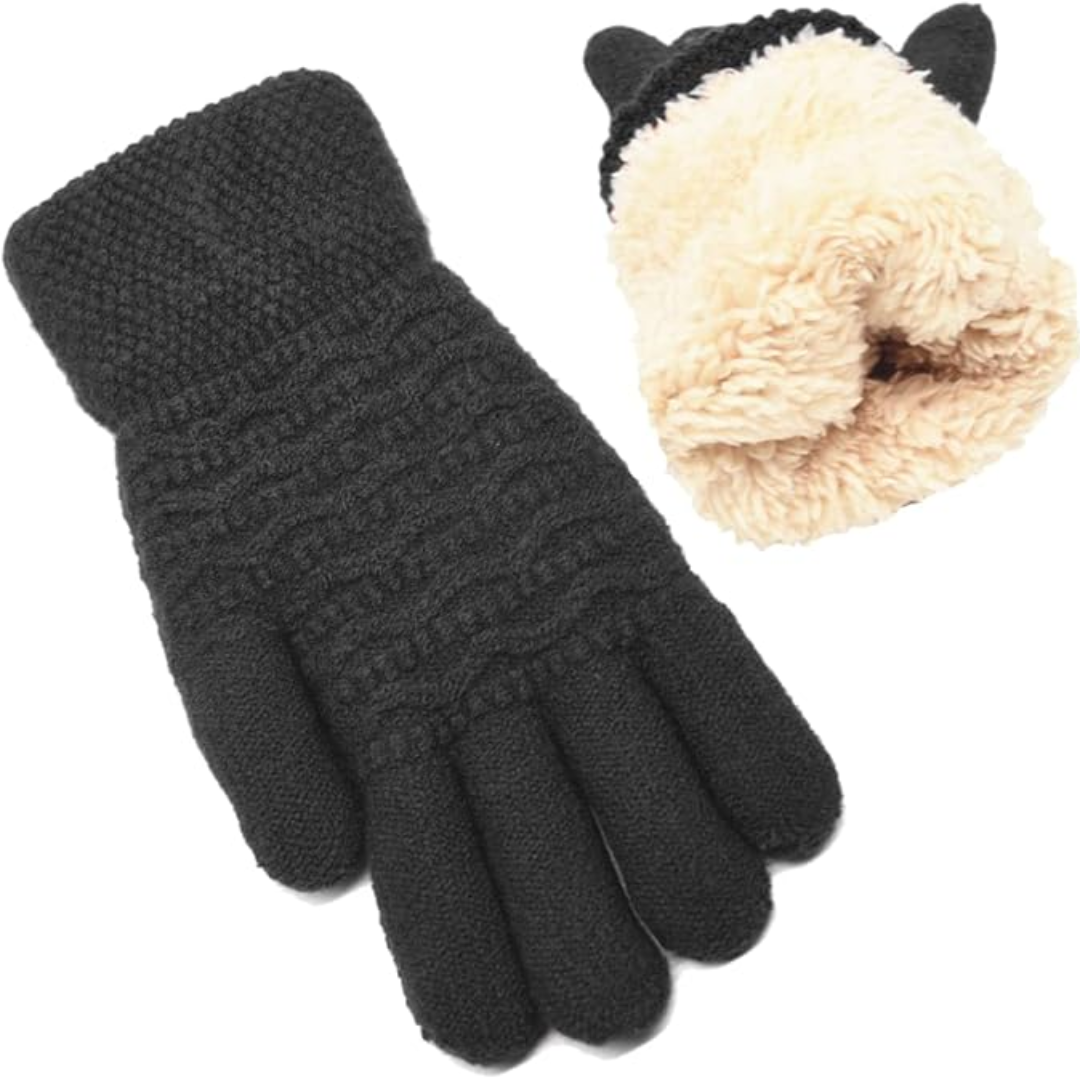 Warm Touchscreen Gloves – PolarTouch-Black-The Livary