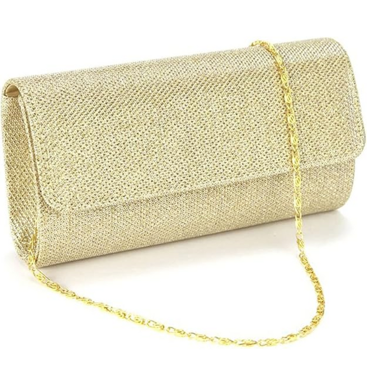 Sparkle Clutch – Ramona-Gold-The Livary