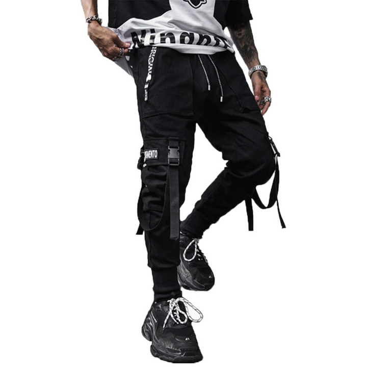 Men's Techwear Tactical Jogging Trousers - Robert-Black-XS-The Livary