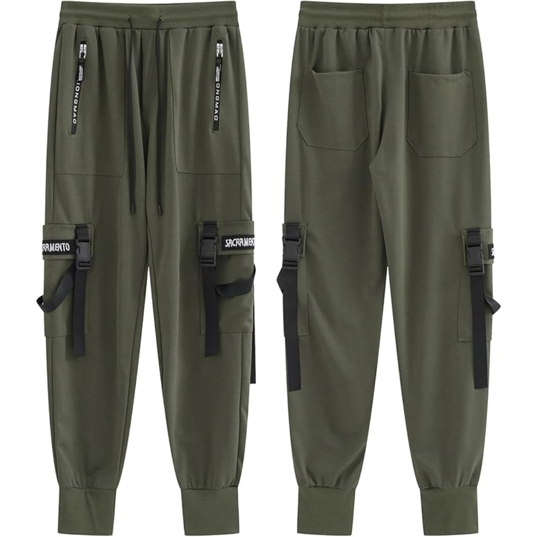 Men's Techwear Tactical Jogging Trousers - Robert-Black-XS-The Livary