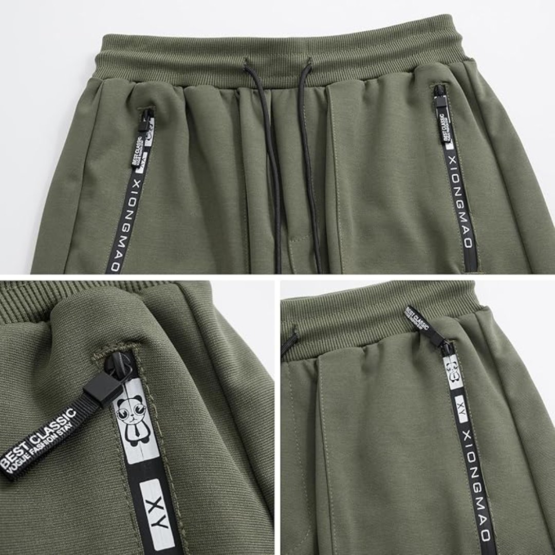 Men's Techwear Tactical Jogging Trousers - Robert-Black-XS-The Livary