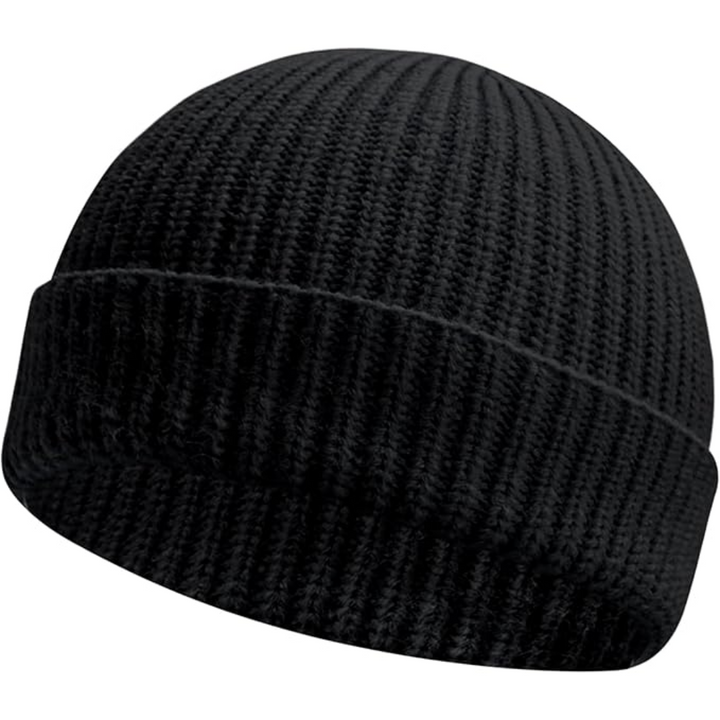 Knitted Winter Beanie - Robin-Black-The Livary