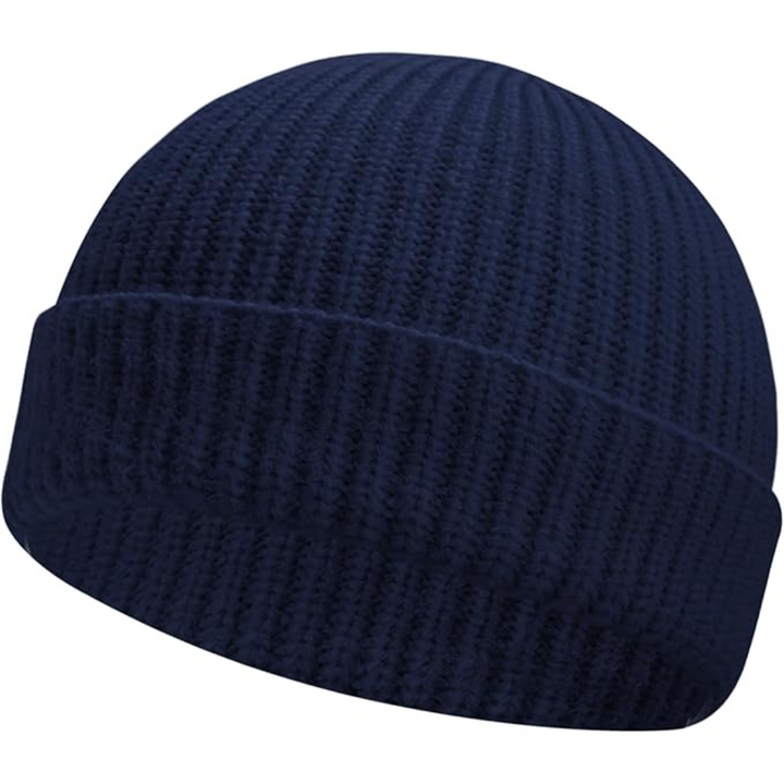 Knitted Winter Beanie - Robin-Marine blue-The Livary
