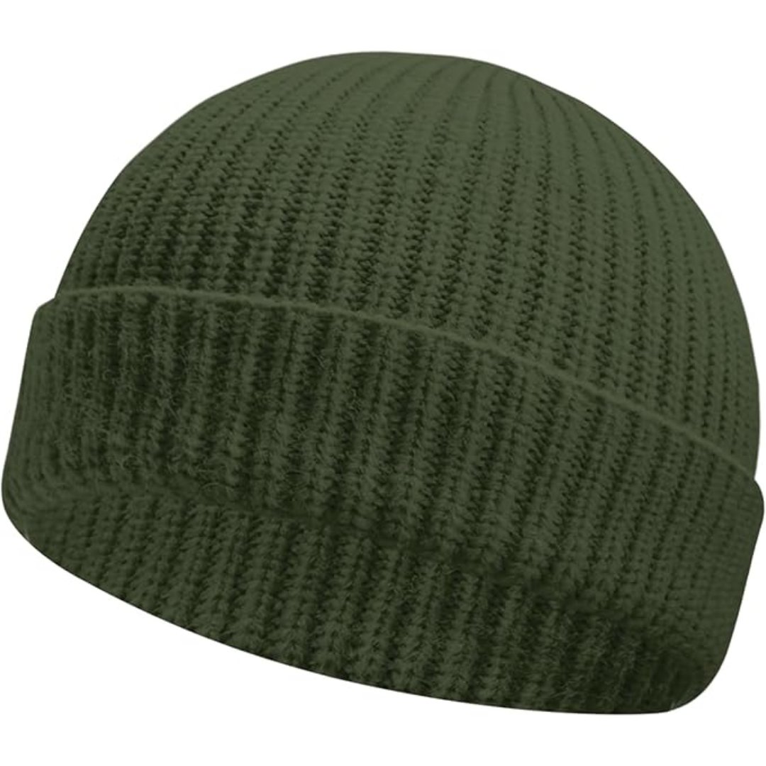 Knitted Winter Beanie - Robin-Green-The Livary