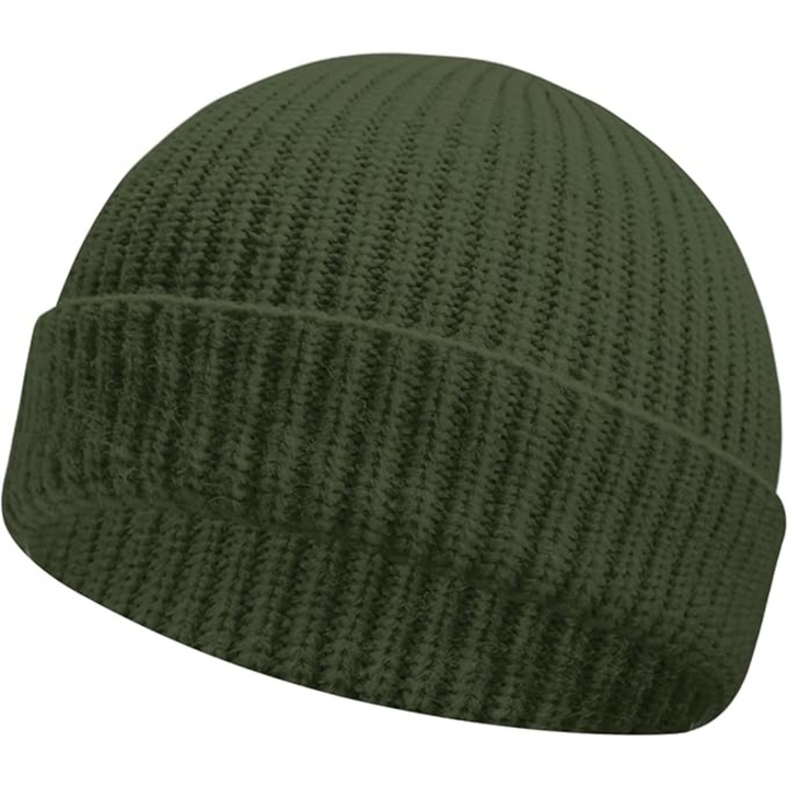 Knitted Winter Beanie - Robin-Green-The Livary