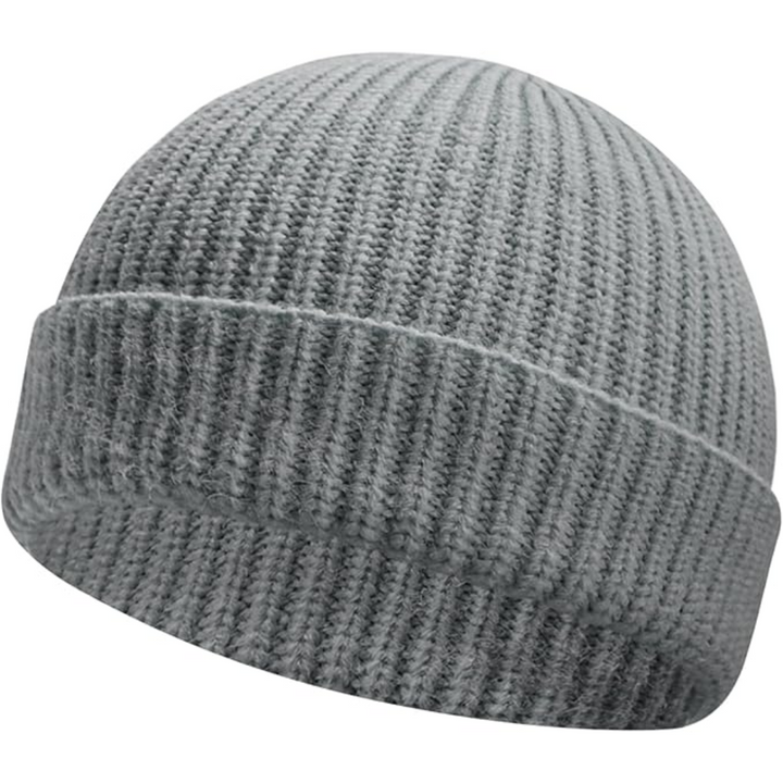 Knitted Winter Beanie - Robin-Grey-The Livary