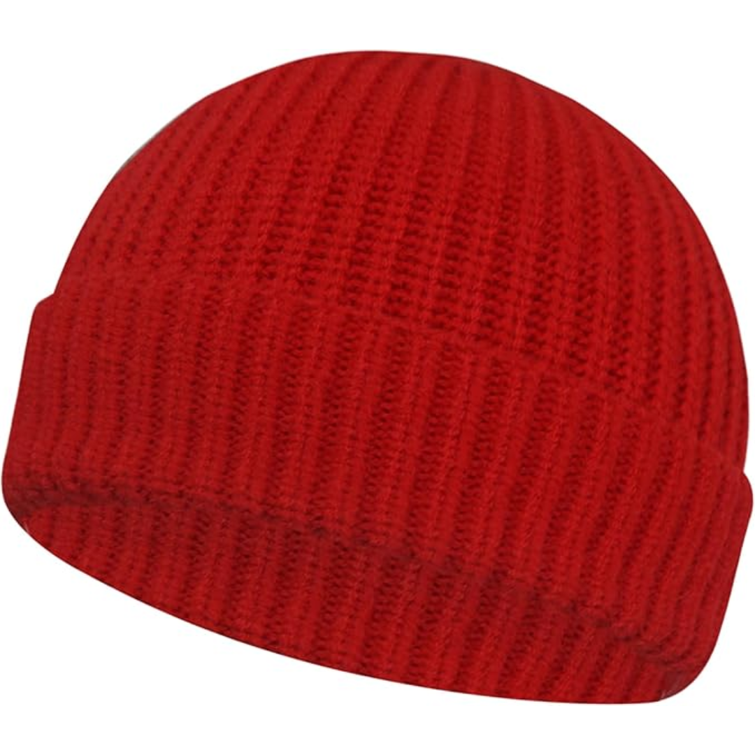 Knitted Winter Beanie - Robin-Red-The Livary
